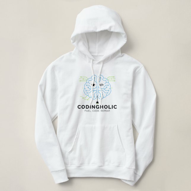 Camiseta Mulheres Clean Tech Cérebro Codificação Gráficos D (Frente do Design)
