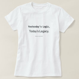 Camiseta Mulheres Codificadoras da Lógica de Ontem Legado d