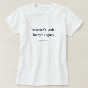 Camiseta Mulheres Codificadoras da Lógica de Ontem Legado d