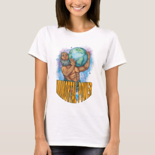 Camiseta Mulheres com poder imortal brancas