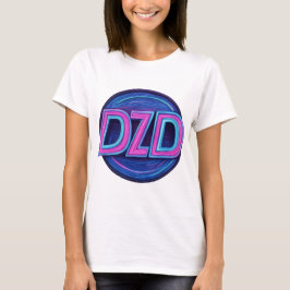 Camiseta Mulheres com temas no anos 80 de logotipo DZD
