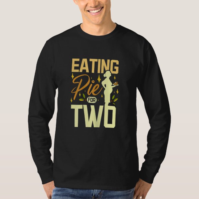 Camiseta Mulheres comendo torta para dois (Frente)