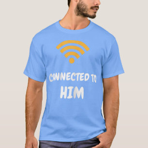 Camiseta Mulheres Conectadas A Ele Conectadas A Sua Cou Eng