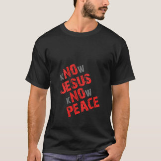 Camiseta Mulheres Conheçam Jesus Conheçam Paz Sem Jesus Sem