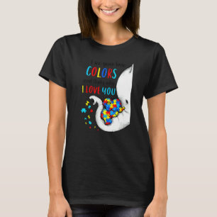 Camiseta Mulheres Conscientização do Autismo Aceitação Infa