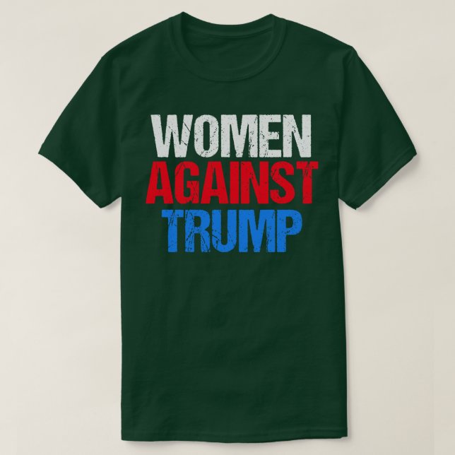 Camiseta Mulheres Contra Trump (Frente do Design)