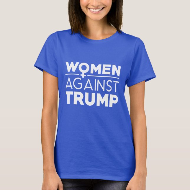 Camiseta Mulheres Contra Trump (Frente)