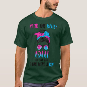 Camiseta Mulheres cor-de-rosa ou azul de gênero lolli revel