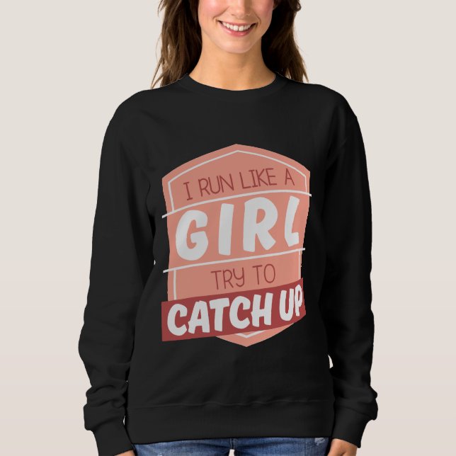 Camiseta Mulheres Corredores Engraçadas Presente Eu Corro C (Frente)