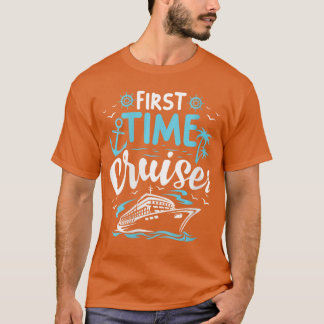 Camiseta Mulheres Cruzeirista de Primeira Viagem Férias no 