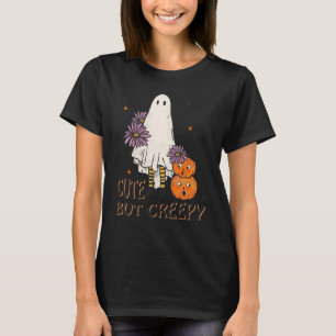 Camiseta Mulheres Cute Fall Halloween Spooky Pumpkin Spice 