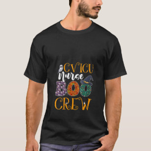 Camiseta Mulheres CVICU Enfermeira Boo Crew CVICU Enfermage