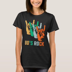 Camiseta Mulheres da década de 80 vintage retro fantasias d