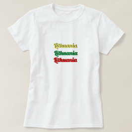 Camiseta Mulheres da Lituânia