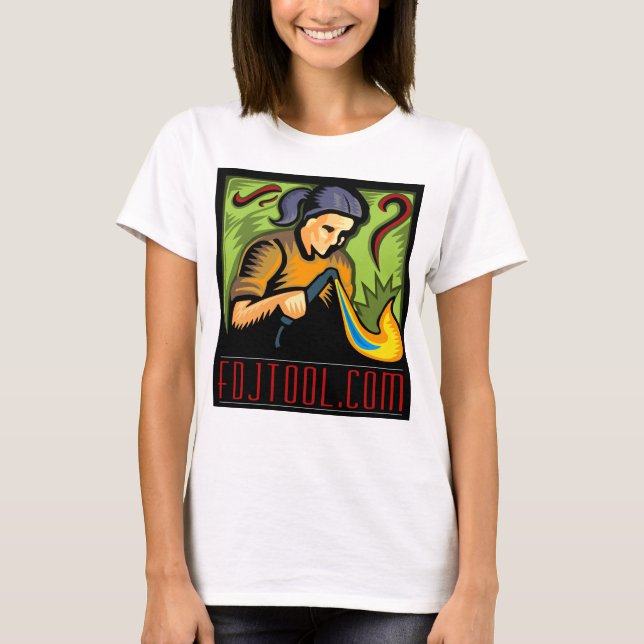 Camiseta Mulheres da versão 01 do Silversmith de Sally (Frente)