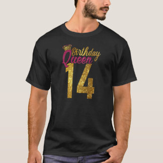 Camiseta Mulheres de 14 anos de idade 14 Aniversário da Rai