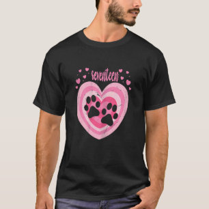 Camiseta Mulheres de 17 anos Cachorro Gafanhoto Garota 17