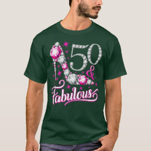 Camiseta Mulheres De 50 Anos Oferecem 50 E Fabuloso Desde 1
