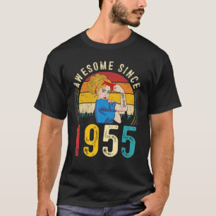 Camiseta Mulheres de 67 anos 67 anos Aniversário fantásti