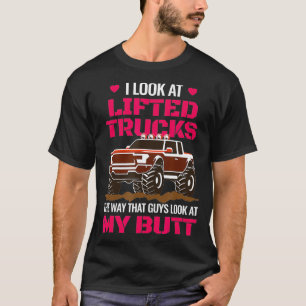 Camiseta Mulheres De Caminhão Levantadas Com Mudas De Lama