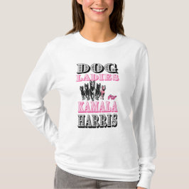 Camiseta Mulheres de cão para Kamala Harris