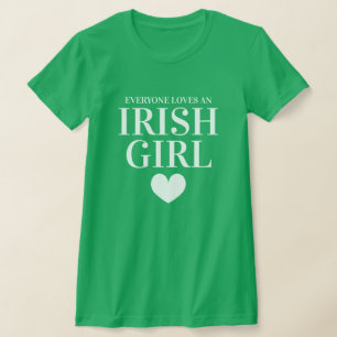 Camiseta Mulheres de Dia de São Patrício cardíaco verde