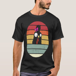 Camiseta Mulheres de Frango Retro Meninas Meninos Criadores