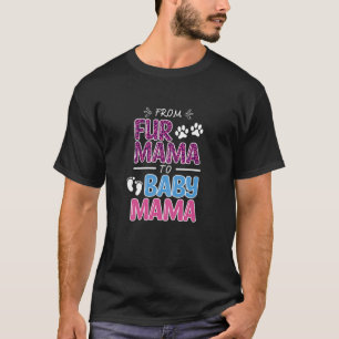 Camiseta MULHERES DE FUR MAMA A BEBÊ MAMA Gato de Cães Gráv