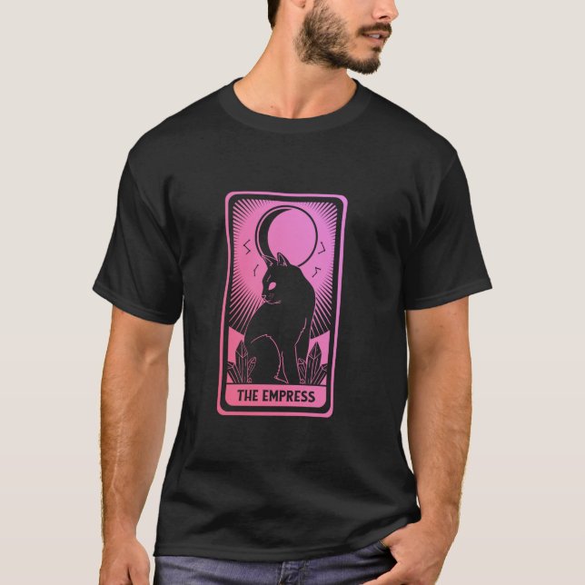 Camiseta Mulheres De Gato De Tarot Mystical Moon Ocultam O  (Frente)