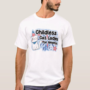 Camiseta Mulheres De Gato Sem Fios Para A América Kamala 20