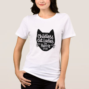 Camiseta Mulheres de Gato Sem Fios para Harris Tee