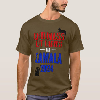 Camiseta Mulheres De Gato Sem Fios Para Kamala