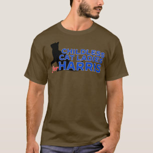 Camiseta Mulheres de Gato Sem Fios para Kamala 1