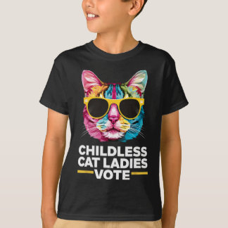 Camiseta Mulheres de Gato Sem Fios Votam Azul 1