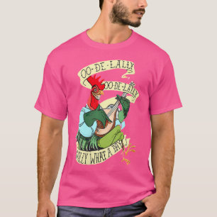 Camiseta Mulheres De Lally Golly Que Playin De Galo Do Dia