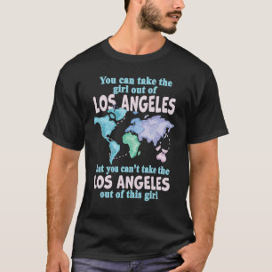 Camiseta Mulheres de Los Angeles Girl do Los Angeles Cal