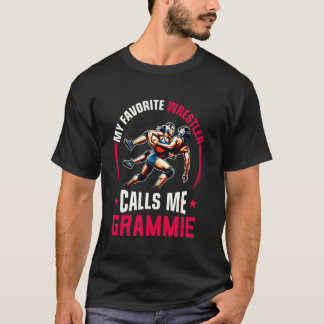 Camiseta Mulheres de Luta Engraçadas Minha Lutadora Favorit