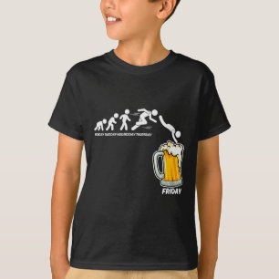 Camiseta Mulheres de segunda a sexta-feira Bebendo cerveja