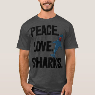 Camiseta Mulheres de Teto-do-Mar Engraçado de Tubarão-de-Pa