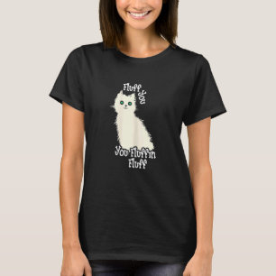 Camiseta Mulheres Deixe de Bobagens Gato Sarcástico Deixe V