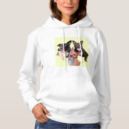 Camiseta Mulheres - Dexter, Duke, e Lucy Hoodie