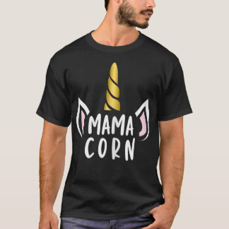 Camiseta Mulheres Dia de as mães Mamacorn Mamãe Unicorn Inc