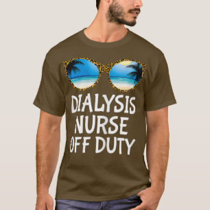 Camiseta Mulheres Dialisando Enfermeiras De Dever Nefrologi