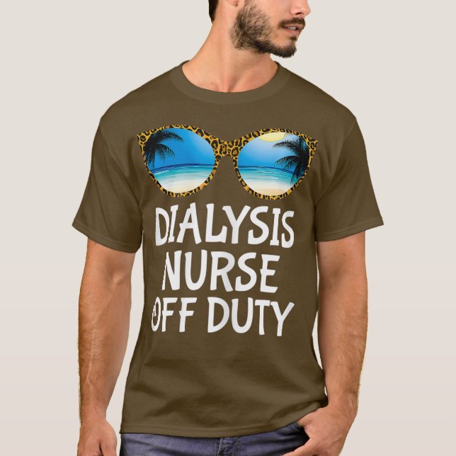 Camiseta Mulheres Dialisando Enfermeiras De Dever Nefrologi (Frente)