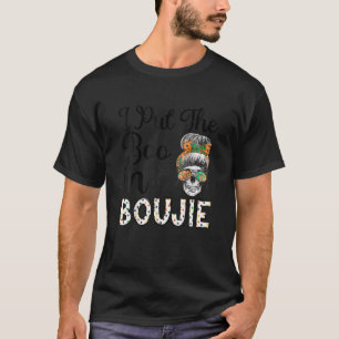 Camiseta Mulheres Dias de as Bruxas engraçados Mensagem Bun
