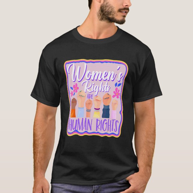 Camiseta Mulheres Direitos Femininas Empoderamento Mulheres (Frente)