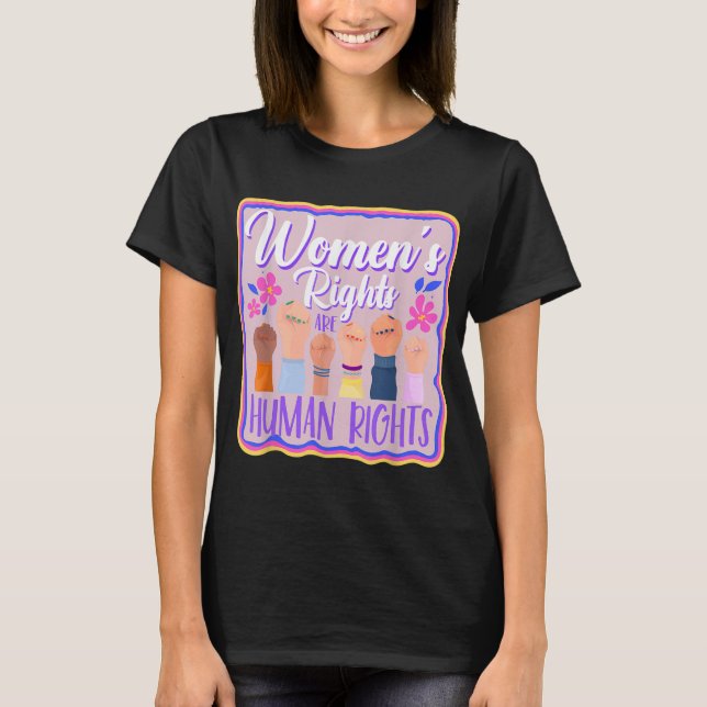 Camiseta Mulheres Direitos Femininas Empoderamento Mulheres (Frente)