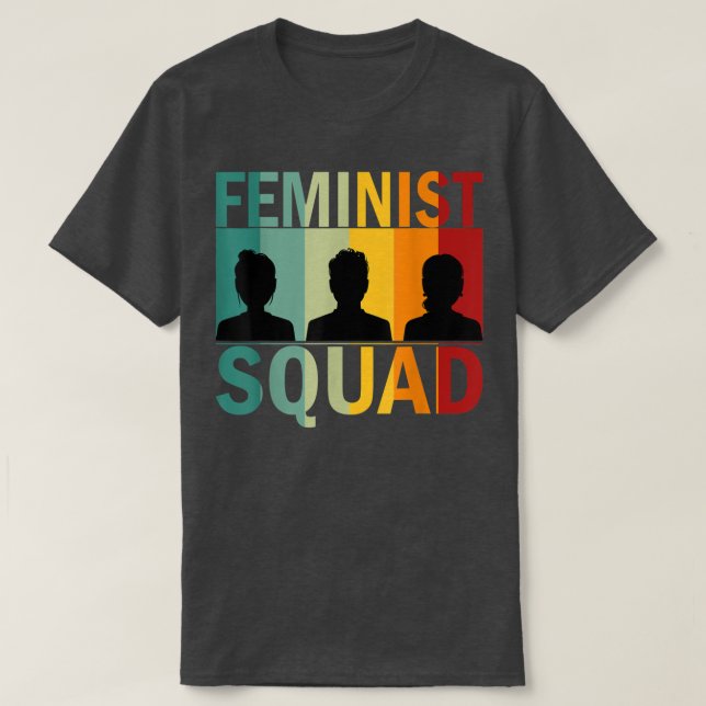 Camiseta Mulheres Direitos Femininas Empoderamento Rainbow  (Frente do Design)