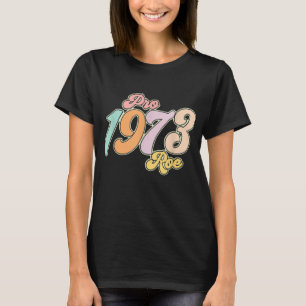Camiseta Mulheres Direitos Feministas Protesto Pro Roe 1973