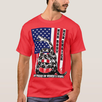 Camiseta Mulheres Direitos Reprodutivos Saúde Bandeira Amer